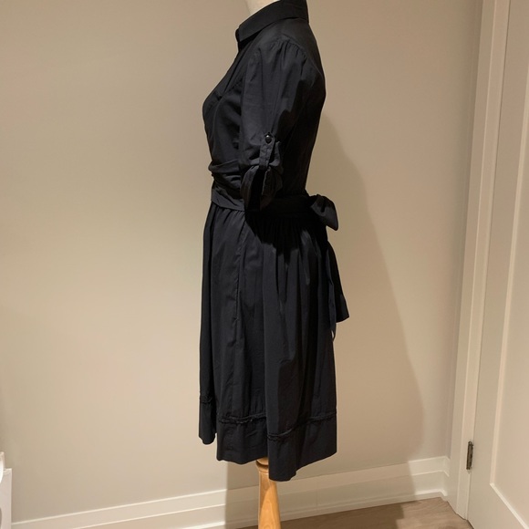 Robert Rodriguez shirt dress in black. Sz 2 - Picture 9 of 10